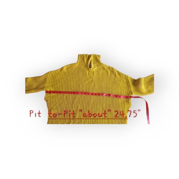 Revolve 27 Miles Malibu Chartreuse Hooded Sweater size M/L - Boho Lightweight - Picture 6 of 10